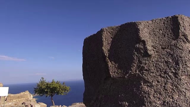 阿索斯，古代遗迹，土耳其Behramkale视频素材