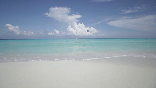 海滩和加勒比海，尤卡坦半岛，墨西哥视频素材