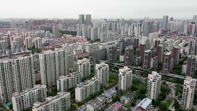 住宅建筑鸟瞰图视频素材