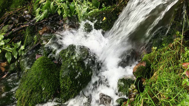 运行方式的水视频素材