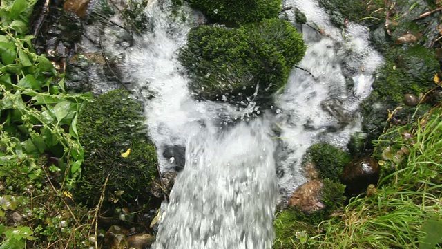 运行方式的水视频素材