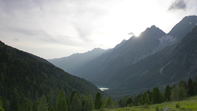 美丽的高山景观Antholzer山谷视频素材