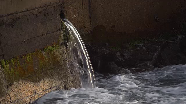 慢动作污水处理视频素材