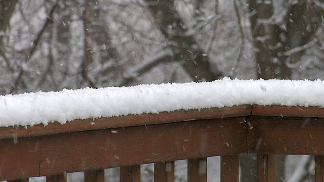 下两枪雪视频素材