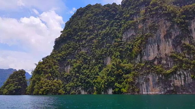 泰国甲米安达曼海热带海洋海滩全景视频素材