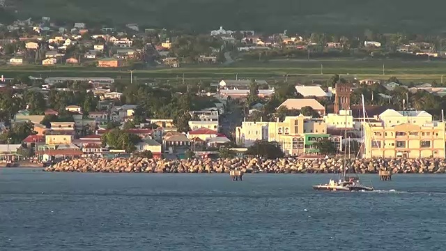 夏洛特阿马利亚USVI海岸线视频素材