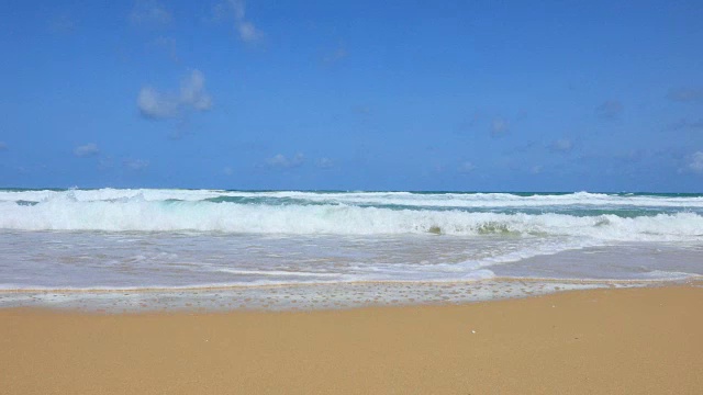 泰国普吉岛素林海滩的安达曼热带海景。4K视频素材