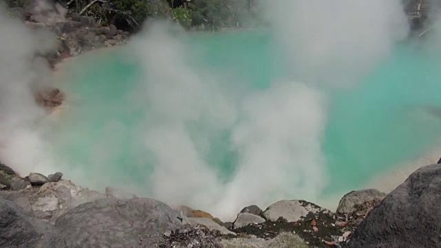 日本大分别府温泉(地热温泉)视频素材