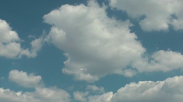 积云雨云移动天空视频素材