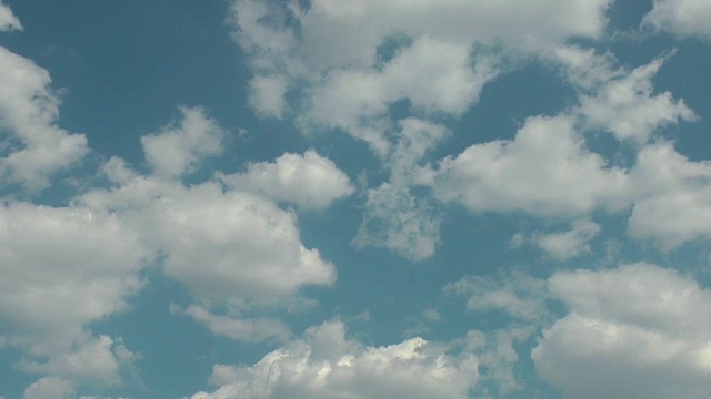 积云雨云移动天空视频素材