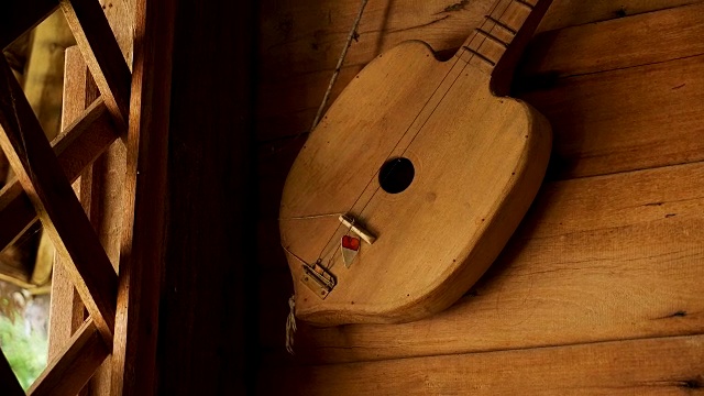 古泰国乐器。视频素材