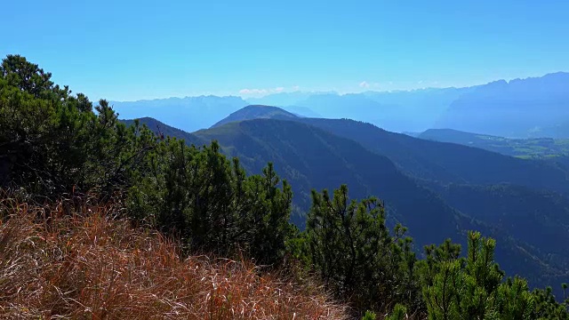 秋天的奥地利阿尔卑斯山视频素材