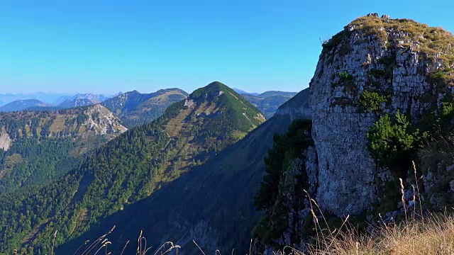 秋天的奥地利阿尔卑斯山视频素材