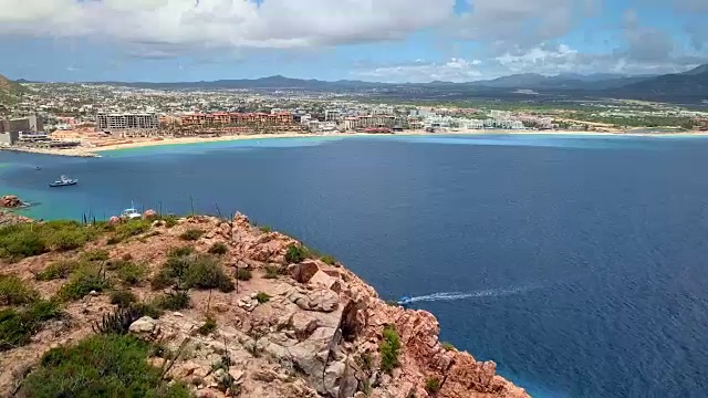 空中向前:墨西哥湾迷人的景色视频素材