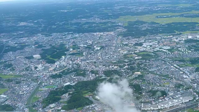 成田市景观，鸟瞰图视频素材