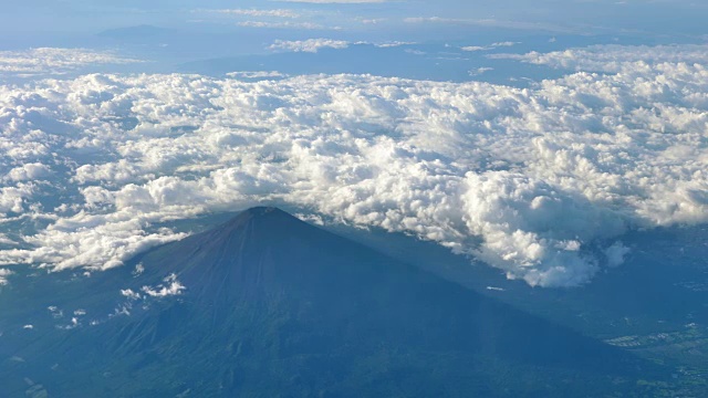 富士山的风景视频素材