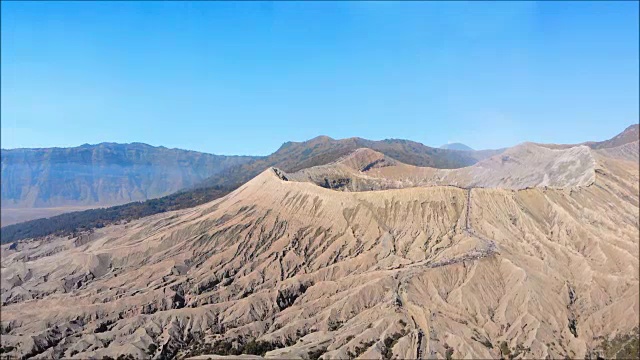 婆罗摩火山坑视频素材