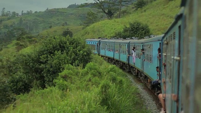 火车旅行，康蒂到艾拉视频素材