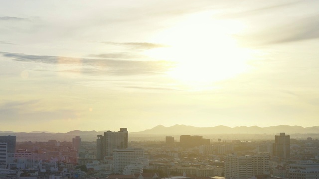 城市的日出视频素材