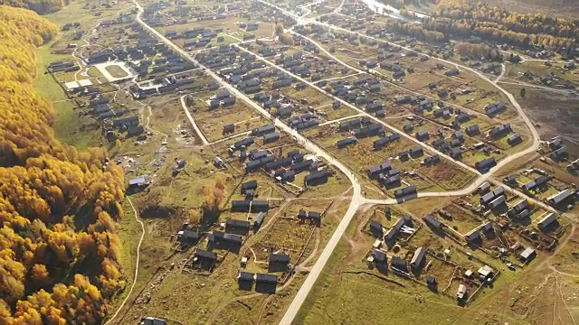 中国新疆河姆村的风景视频素材