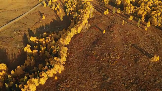 中国新疆河姆村的风景视频素材