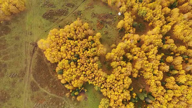 中国新疆河姆村的风景视频素材