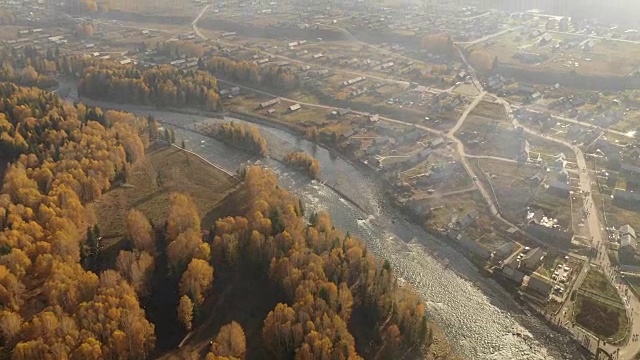 中国新疆河姆村的风景视频素材