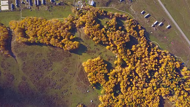 中国新疆河姆村的风景视频素材