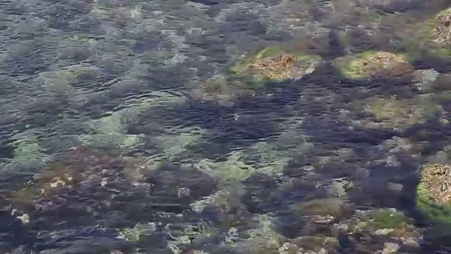 西班牙巴利阿里群岛伊比沙岛北部的海景和海岸线视频下载