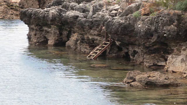 海上波浪的运动视频下载