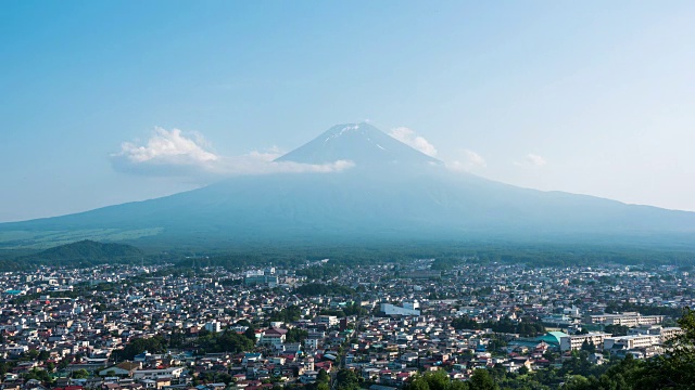 日本富士山视频素材