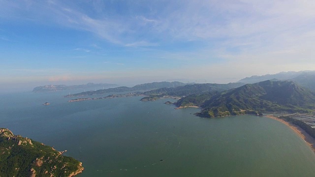 海上和岛屿航拍/中国福建视频素材