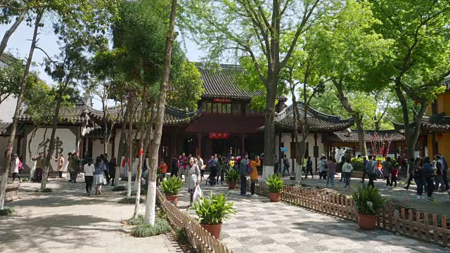 苏州寒山寺视频素材