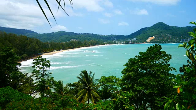 海景海滩水波背景视频素材