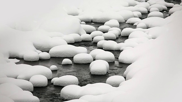 雪流视频素材