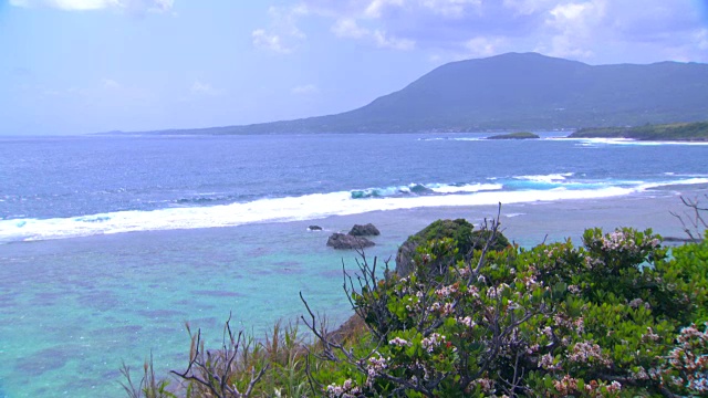 德之岛的海岸线视频素材