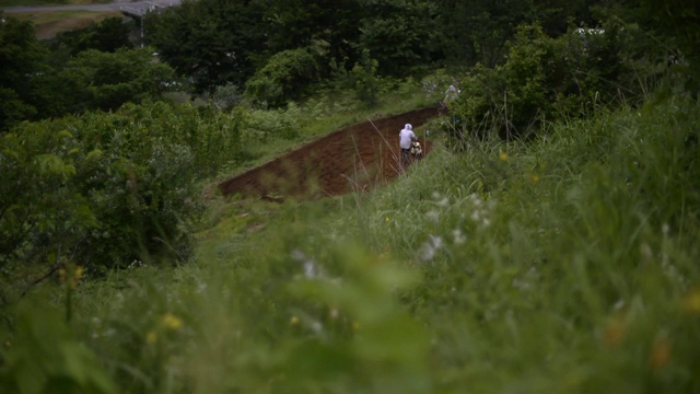 农民在田间工作，长野，日本视频素材