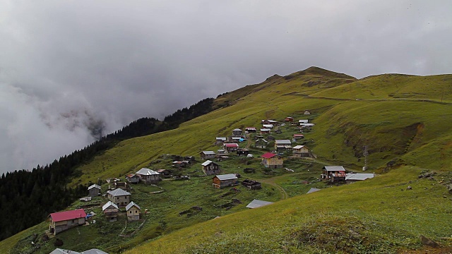 高地延时视图视频素材