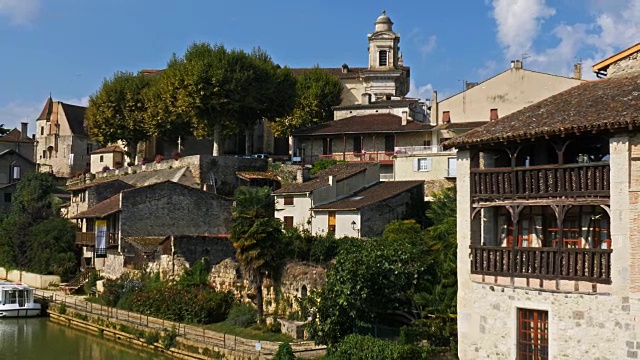 Nerac, Lot和Garonne，新阿基坦，法国西南部视频素材