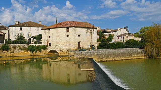 Nerac, Lot和Garonne，新阿基坦，法国西南部视频素材