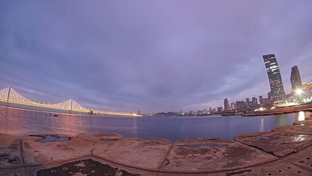 大连星海湾，从早到晚视频素材