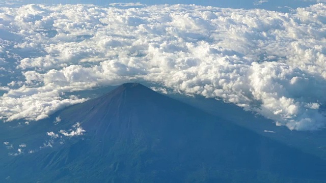 富士山的风景视频素材