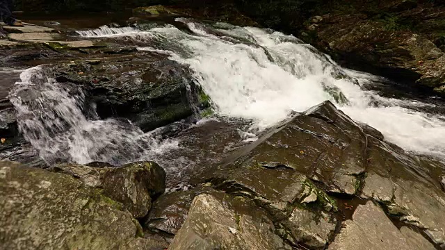 大烟山国家公园的咆哮叉河视频素材