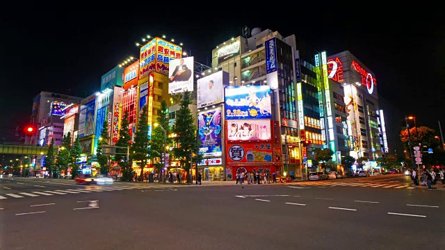 日本东京秋叶原地区视频素材