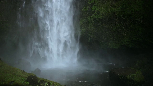 瀑布背景循环视频素材