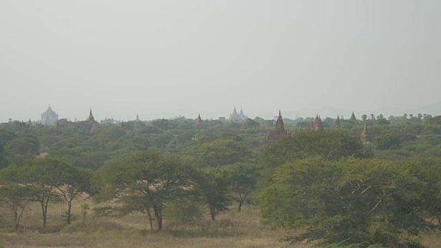 美丽的风景蒲甘寺，缅甸视频素材