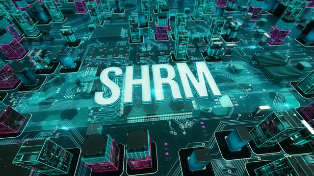 SHRM以数字技术为理念视频素材