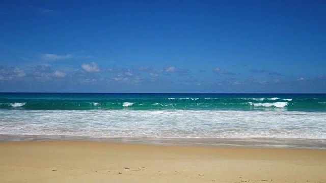 美丽的风景，海滩，大海背景视频素材