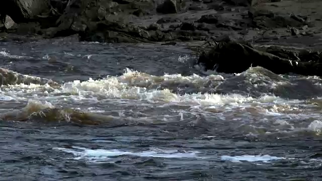 苏格兰西南部湍急的河流视频素材