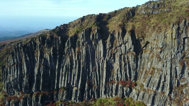 永silgiam(由一组火山岩组成的自然地标)位于济州岛视频素材